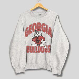 Vintage Georgia Bulldogs Sweatshirt, University of Georgia Bulldogs Mascot Shirt